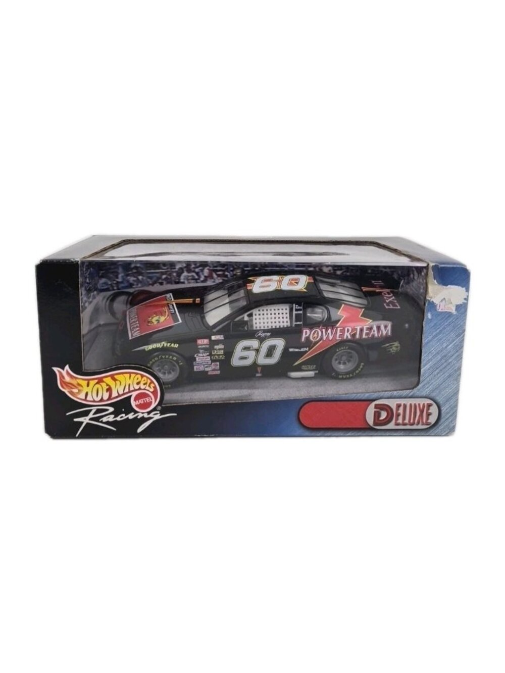 Hot Wheels Racing Deluxe Nascar Stock Car #60 Power Team 1:24 Die Cast D24